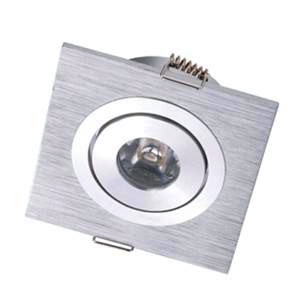 Aluminum Energy Saving 1W Recessed LED Ceiling Lights 60mm * 60mm for Kitchen