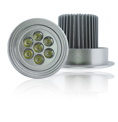 7W Epistar Recessed LED Downlights Fixtures 6063 Aluminum